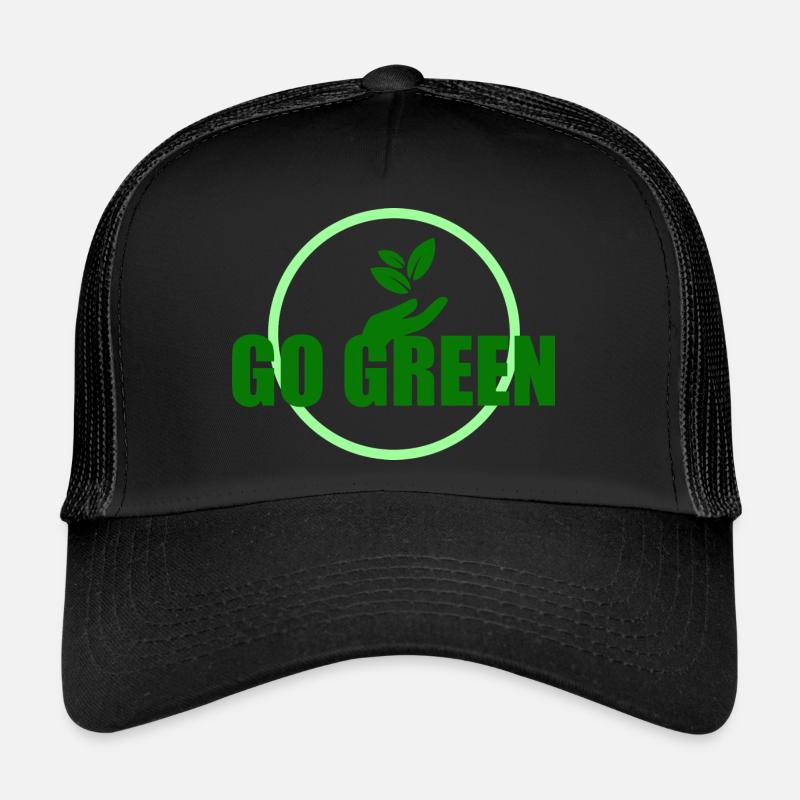 Nature - Casquette trucker  - noir/noir