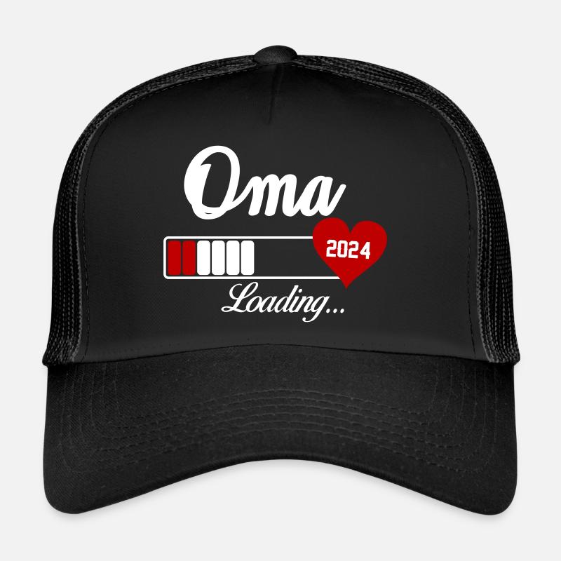 Oma Loading 2024 - Trucker Cap - Schwarz/Schwarz