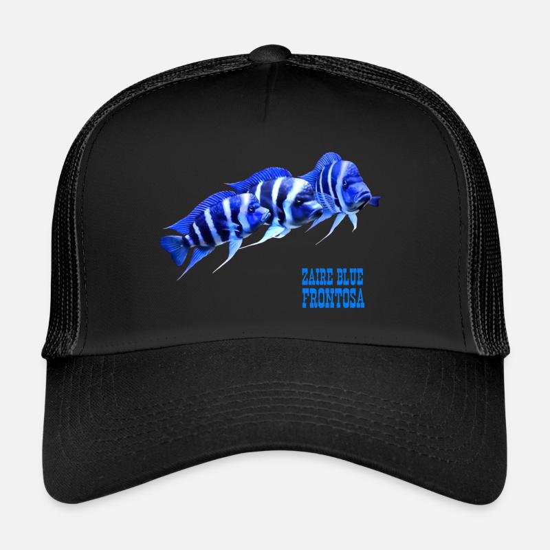 FRONTOSA BLUE ZAIRE - FRONTOSA-BUNTBARSCH-AQUARIANER Trucker Cap