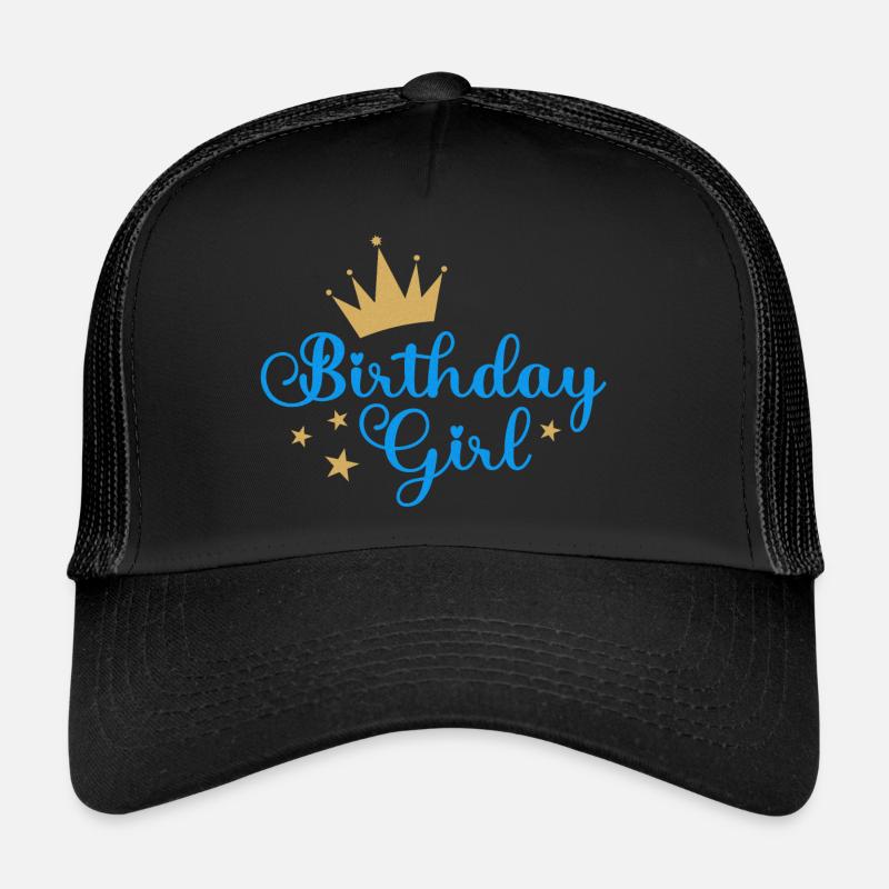 fille d’anniversaire Casquette trucker 