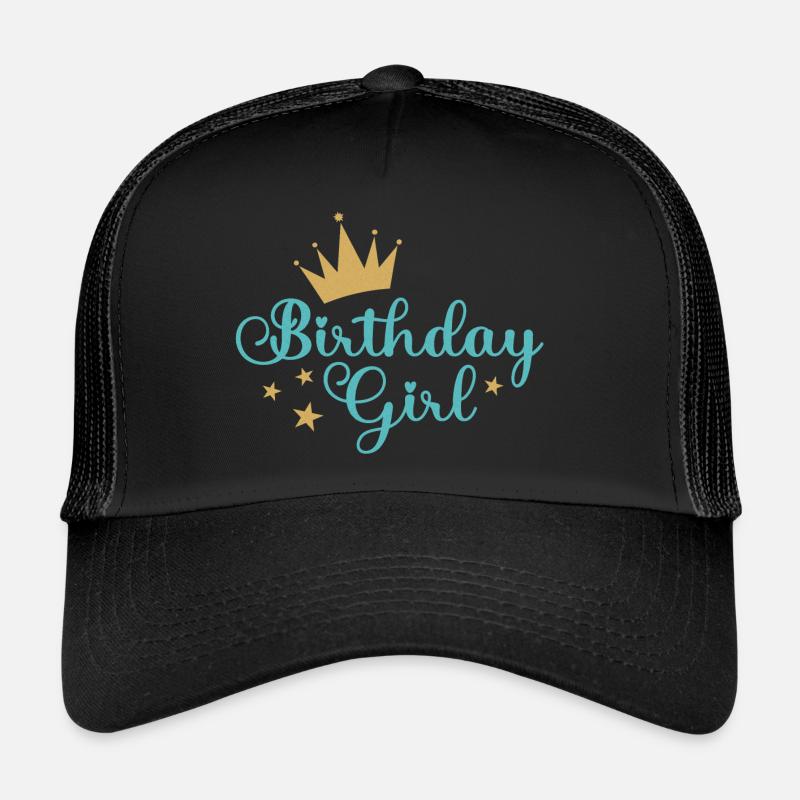fille d’anniversaire Casquette trucker 