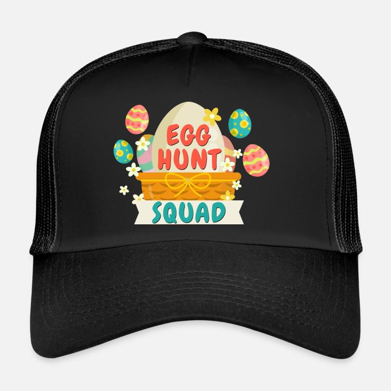 Egg Hunt Squad Easter Egg Trucker Cap