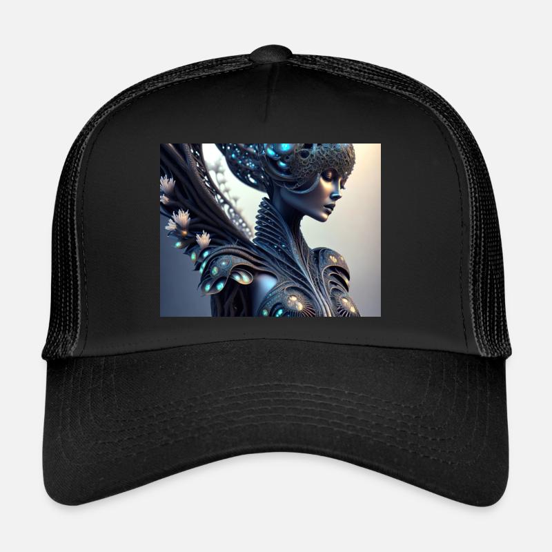 Femme fleur Casquette trucker 