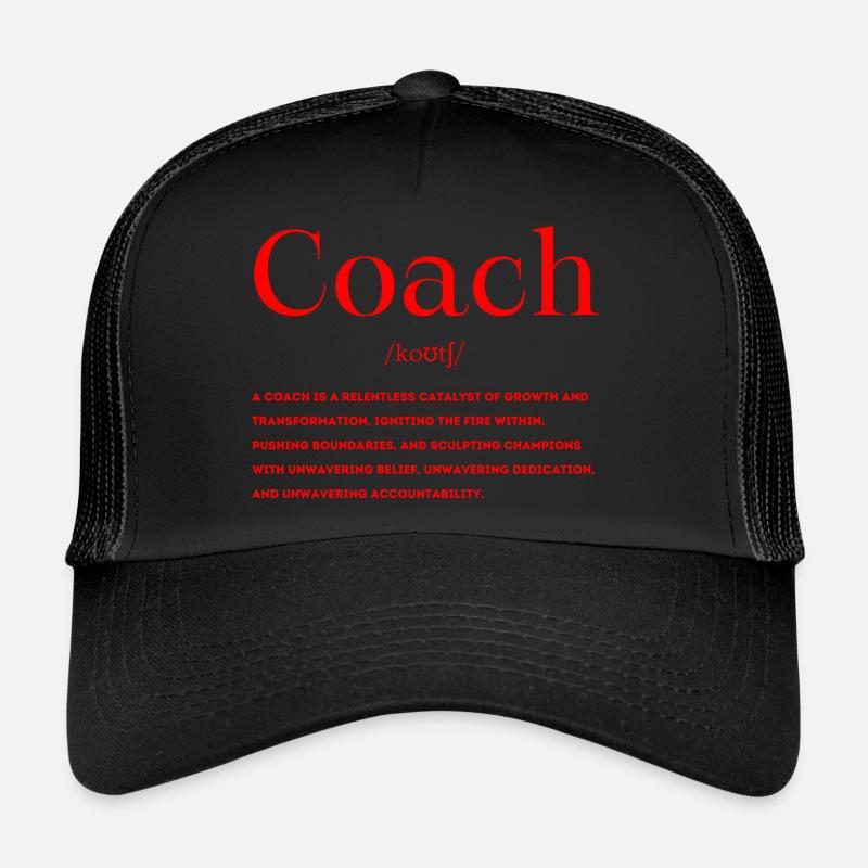 Coach Definition Trucker Cap