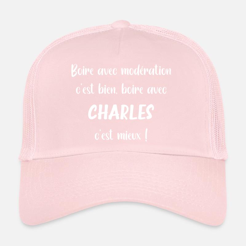 Charles Casquette trucker 