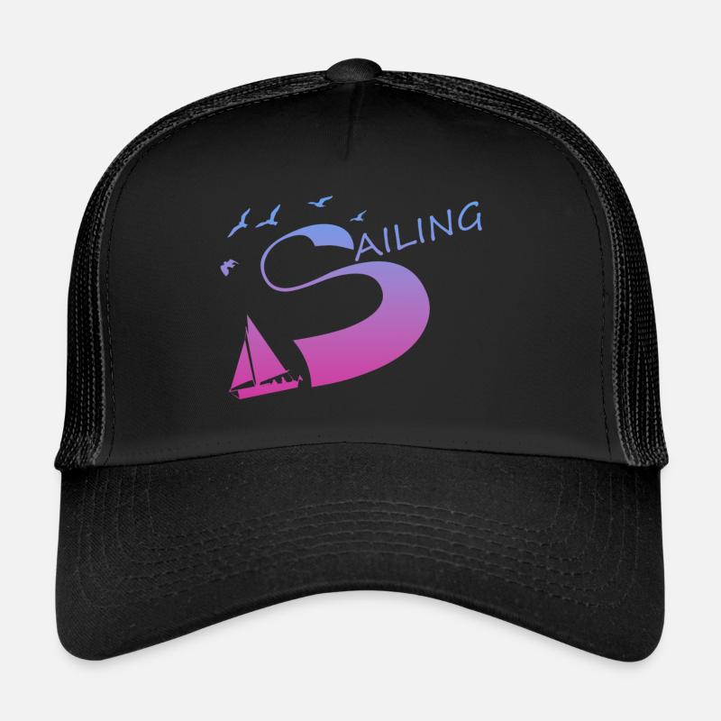 Sailing, Segeln, Segelschiff Trucker Cap