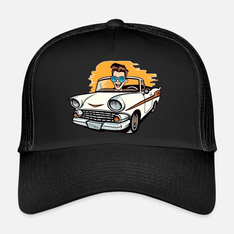 Clément in a convertible Trucker Cap