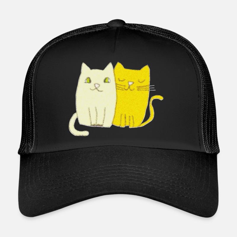 Cat Impressionism Trucker Cap