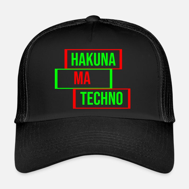 Citation de musique techno Casquette trucker 