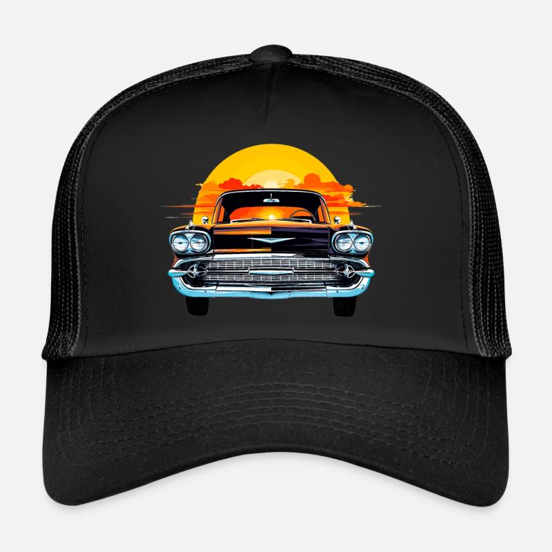 Sun Set Chevy Trucker Cap