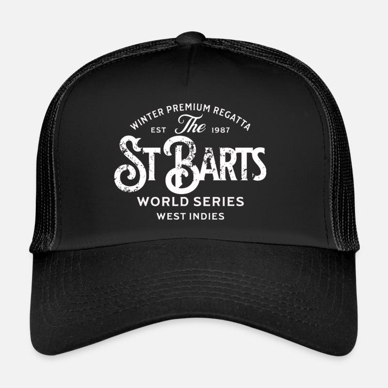 St Barts winter premium regatta - Casquette trucker - noir/noir