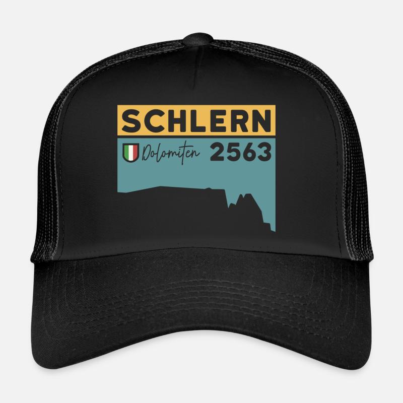 Randonnée d’altitude dans les Dolomites Sciliar Tyrol du Sud Casquette trucker 