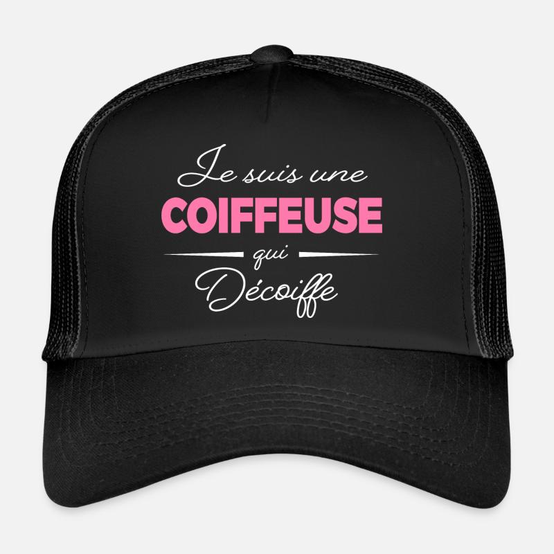 Une coiffeuse qui décoiffe humour coiffure Casquette trucker 