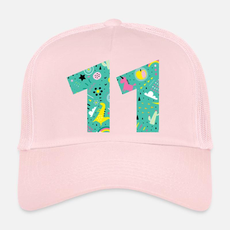 Personalized 11 Birthday Number Trucker Cap