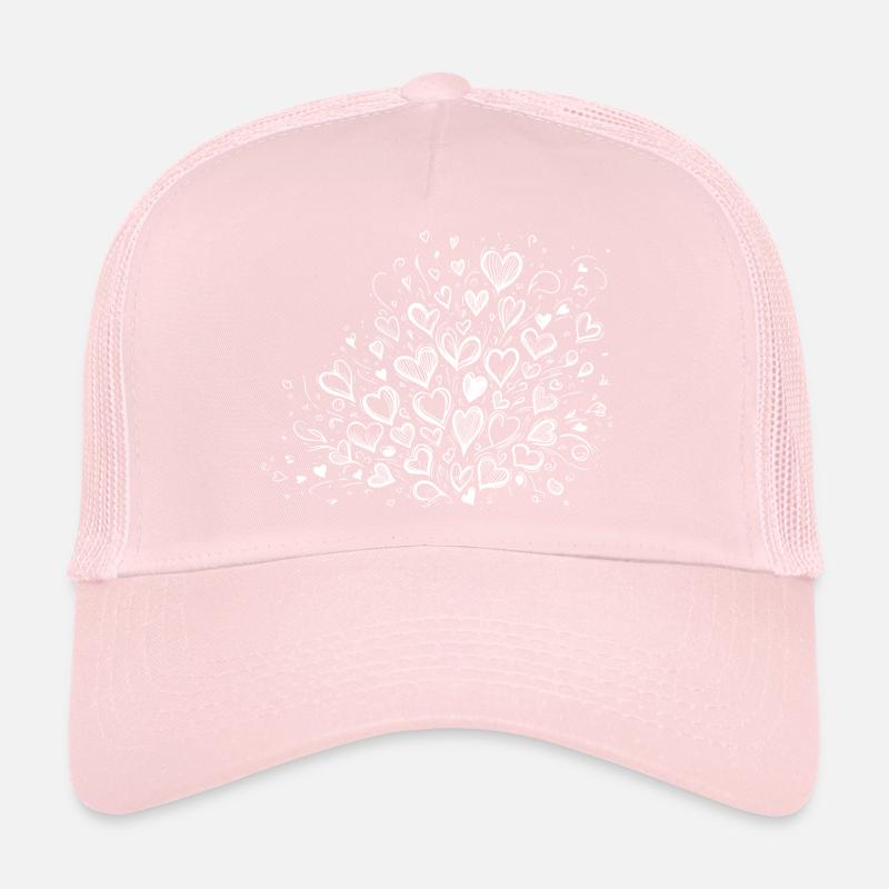 Bouquet d’idole de cœur Casquette trucker 