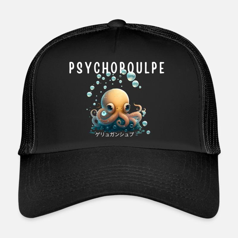 Giant Octopus: The ocean at your fingertips Trucker Cap