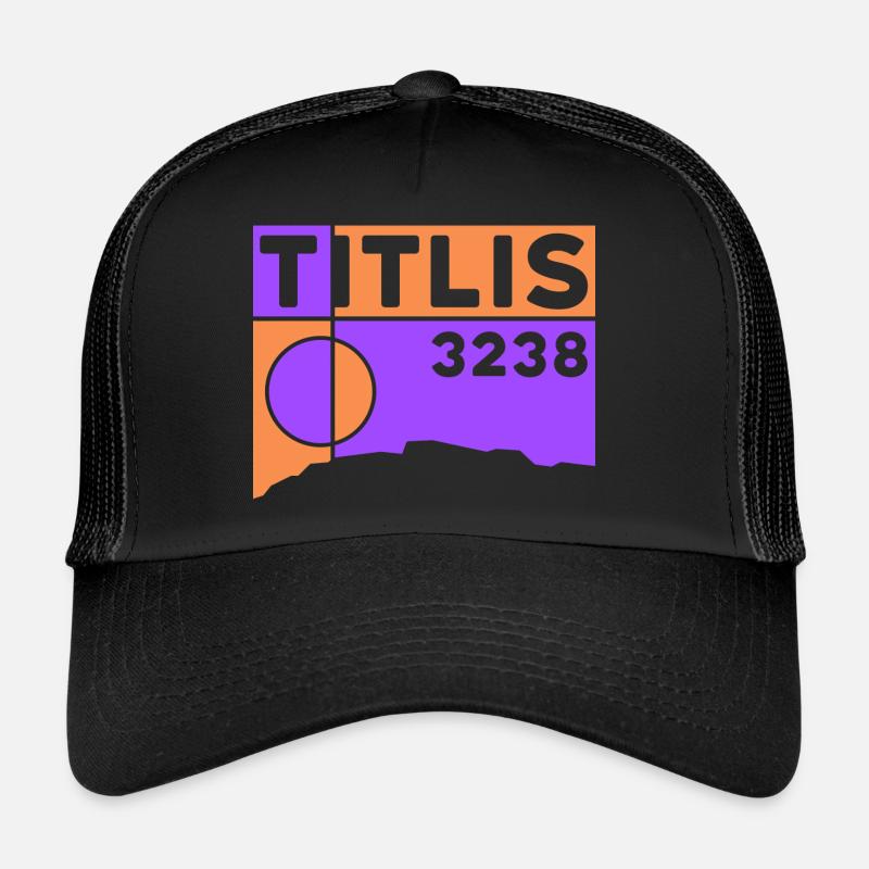 Titlis Ascent Mountain Hiking Hike Engelberg Trucker Cap
