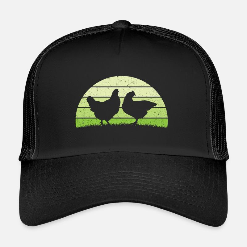 Retro Henne Hennen Trucker Cap
