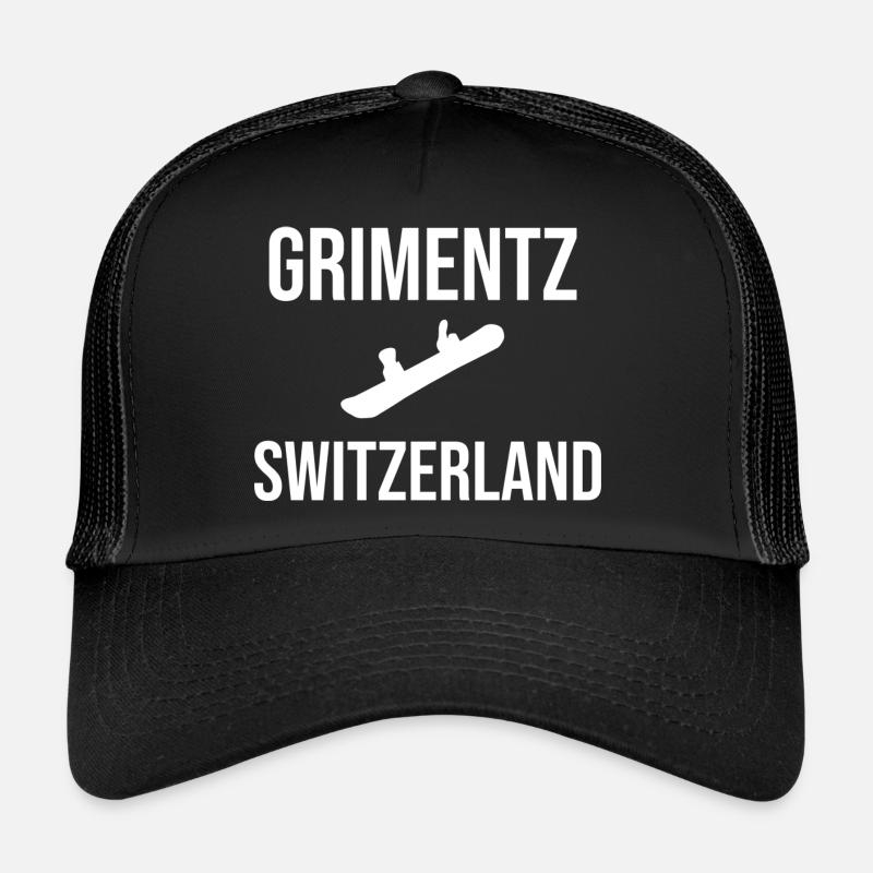 Grimentz Snowboarding im Wallis Trucker Cap