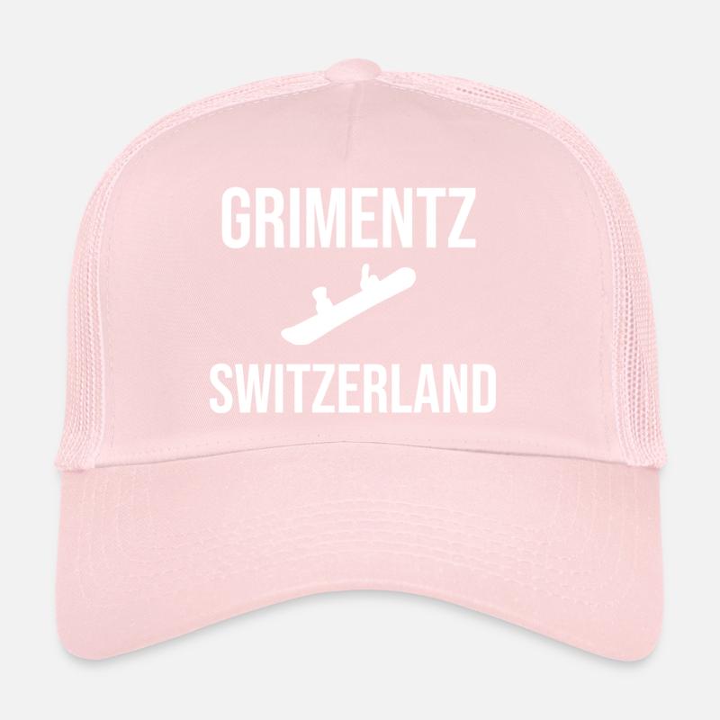 Grimentz Snowboard en Valais Casquette trucker 