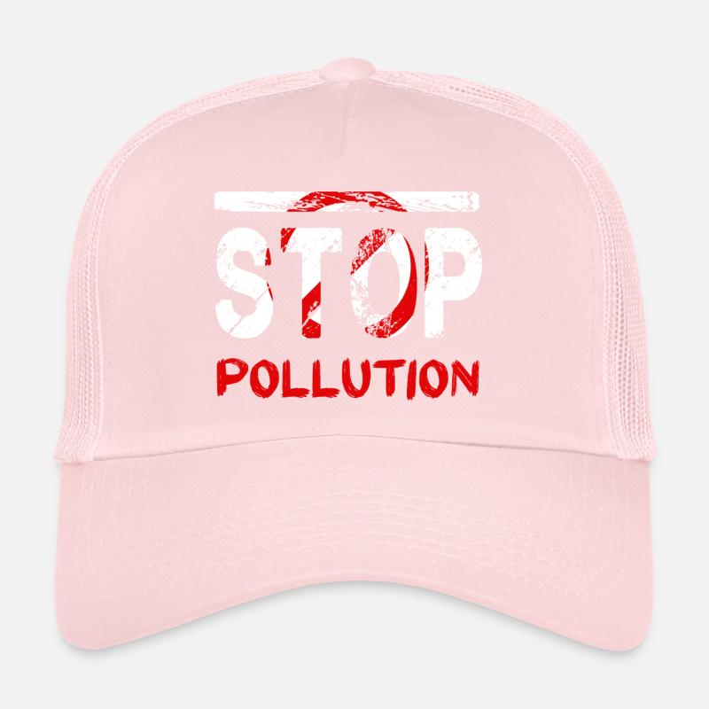 Stopper la pollution Casquette trucker 