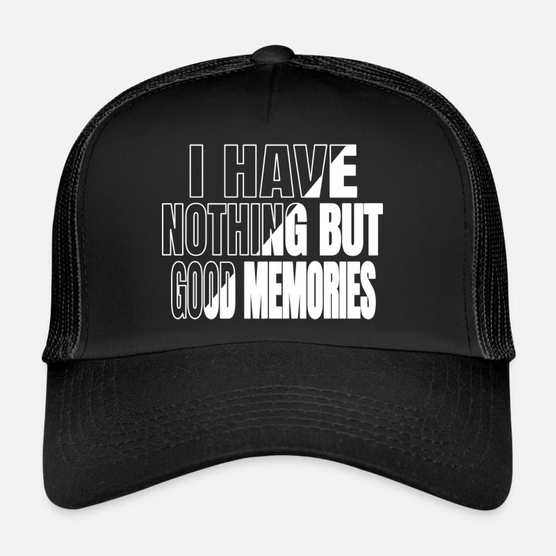 dictons drôles déclaration idée de cadeau d’anniversaire - Casquette trucker  - noir/noir