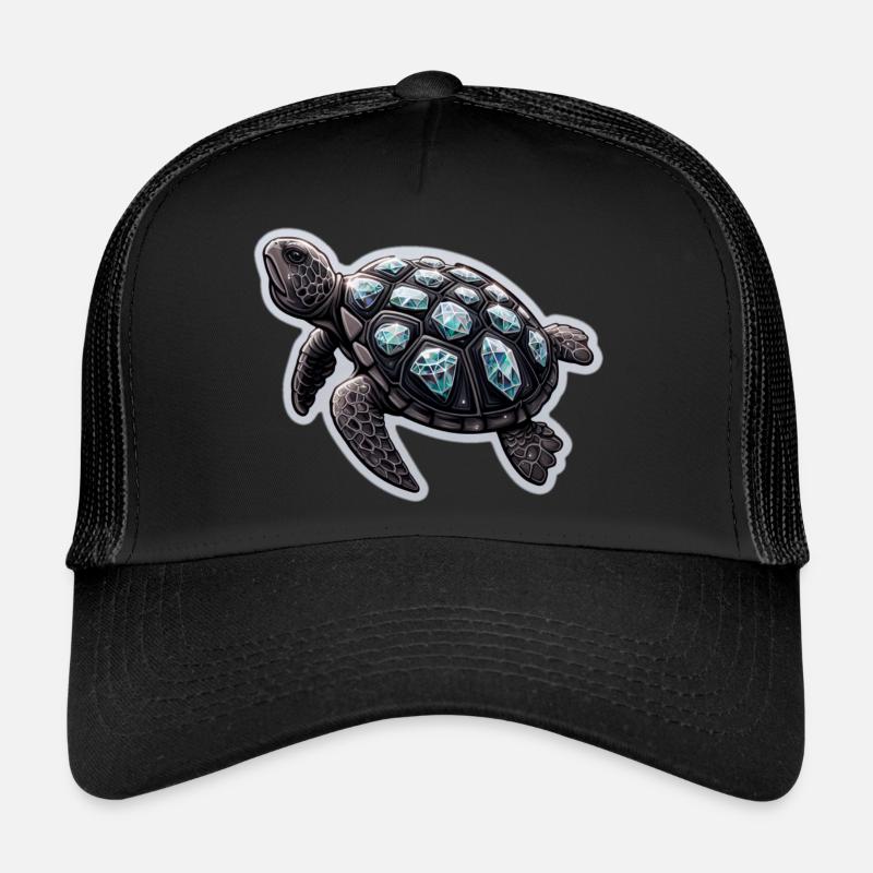 Diamond turtle Trucker Cap