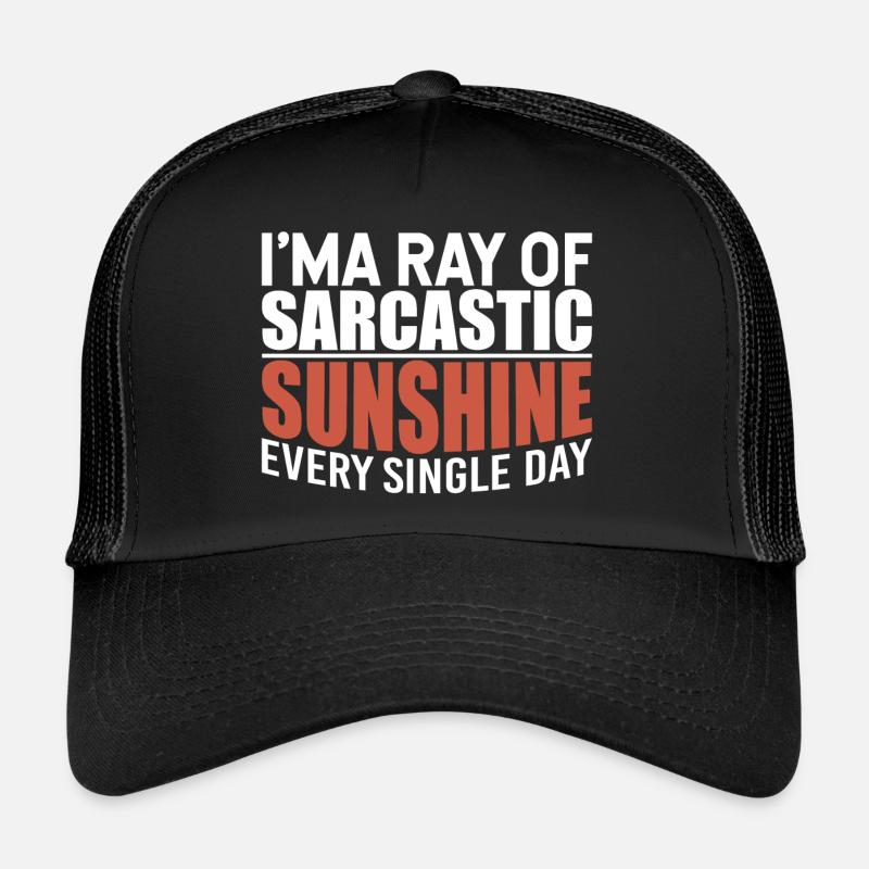 Bold Sunshine T-Shirt: Hell und sarkastisch Trucker Cap