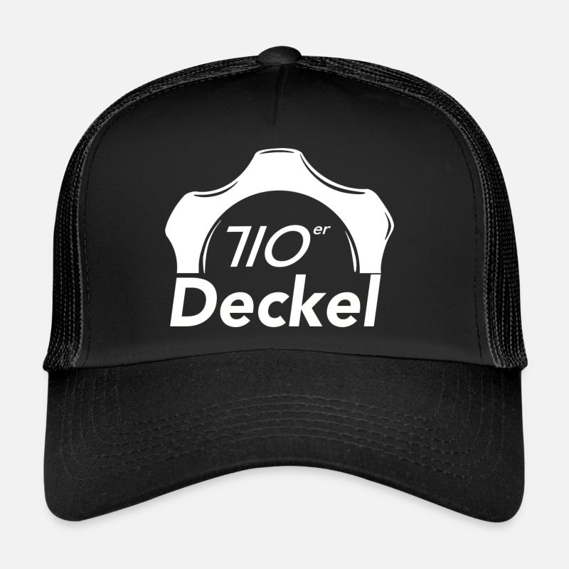 710 Lids - Trucker Cap - black/black