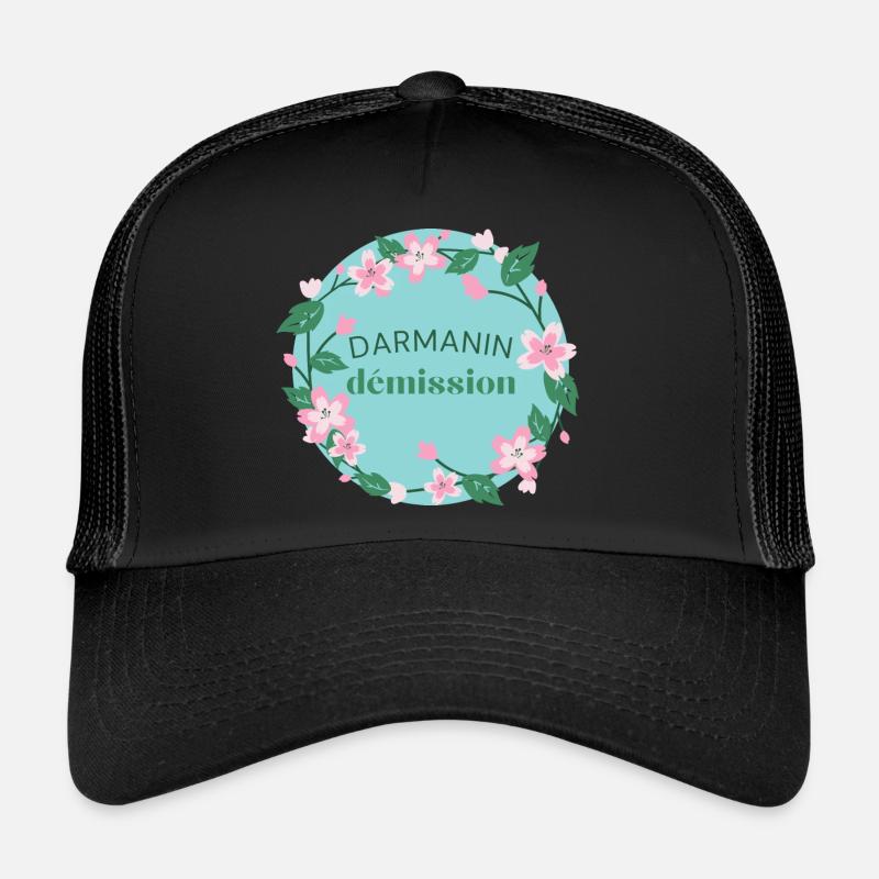 Darmanin Démission Casquette trucker 
