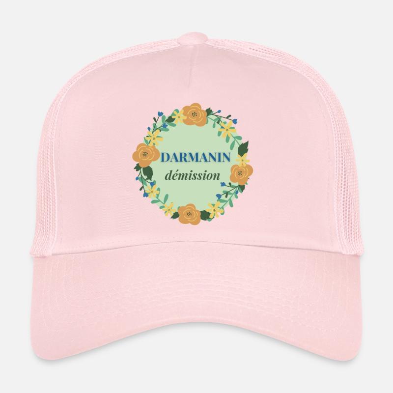 Darmanin démission Casquette trucker 
