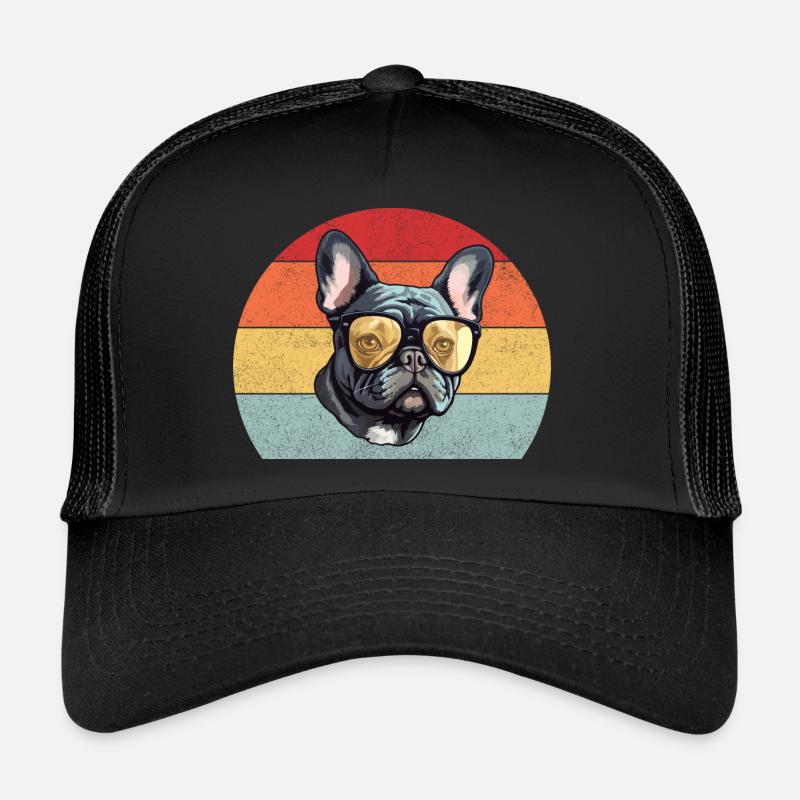 french bulldog Trucker Cap
