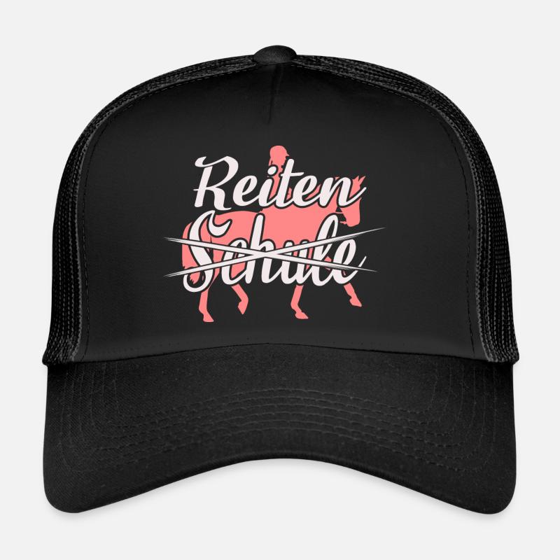Riding instead of school equestrian gift idea Trucker Cap