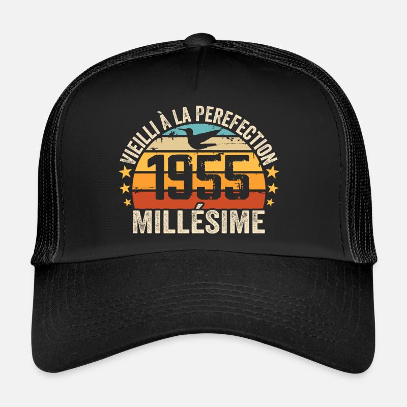 Jahrgang 1955 Retro 1955 Geburtstagsgeschenk Trucker Cap