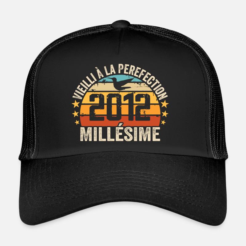 Millésime 2012 Cadeau D’anniversaire Rétro 2012 Casquette trucker 