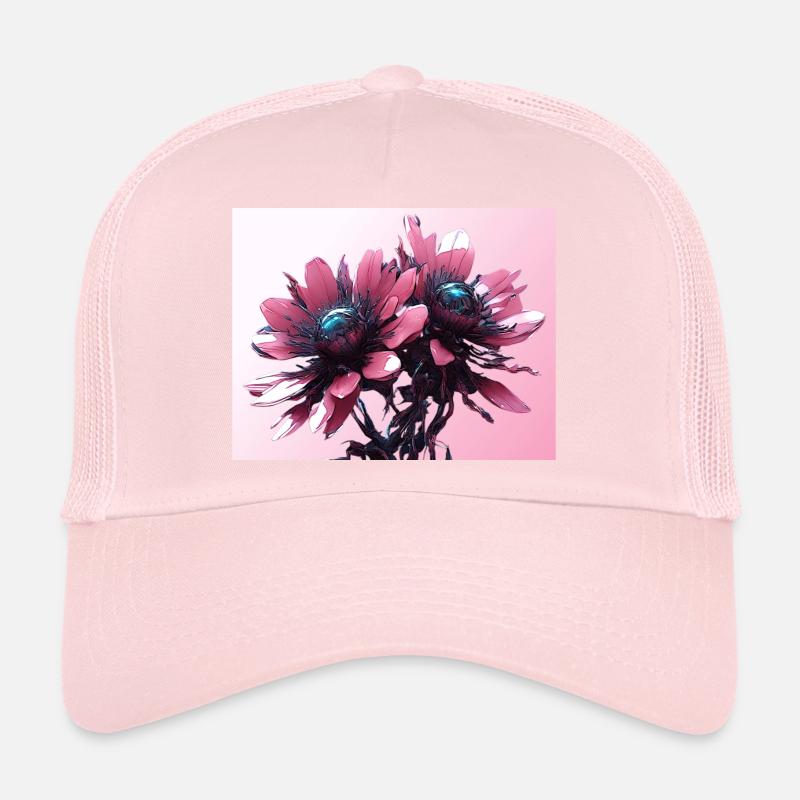 Fleurs cyberpunk Casquette trucker 