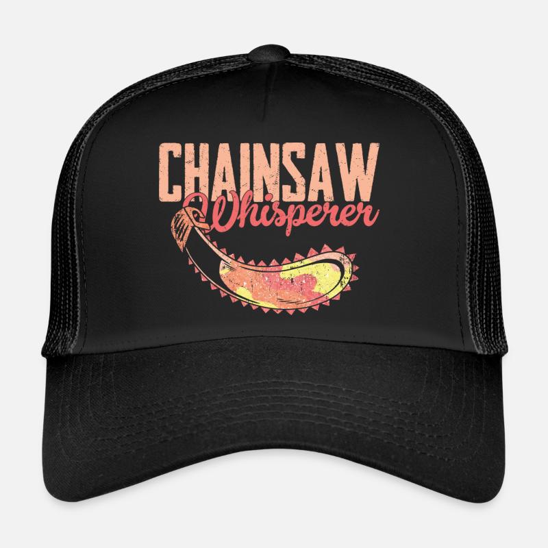 Chainsaw Whisperer Logging Lumberjack Logger Trucker Cap