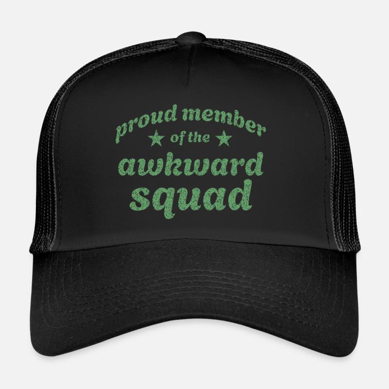Fier membre de l’équipe maladroite en vert Casquette trucker 