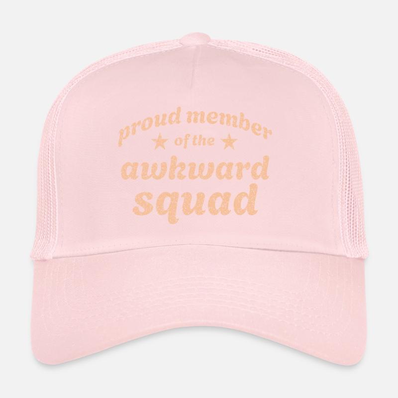 Fier membre de l’équipe maladroite en jaune Casquette trucker 