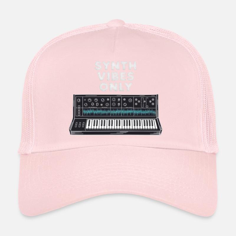 Retro Synth Vibes uniquement Conception de clavier Casquette trucker 