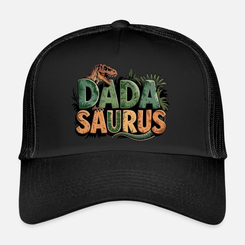 Dinosaurier Papa Saurus Geschenk Papa Trucker Cap