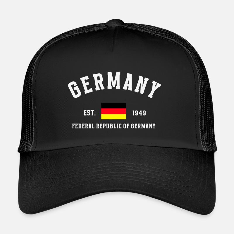 Germany Since 1949 Vintage - Trucker Cap - black/black