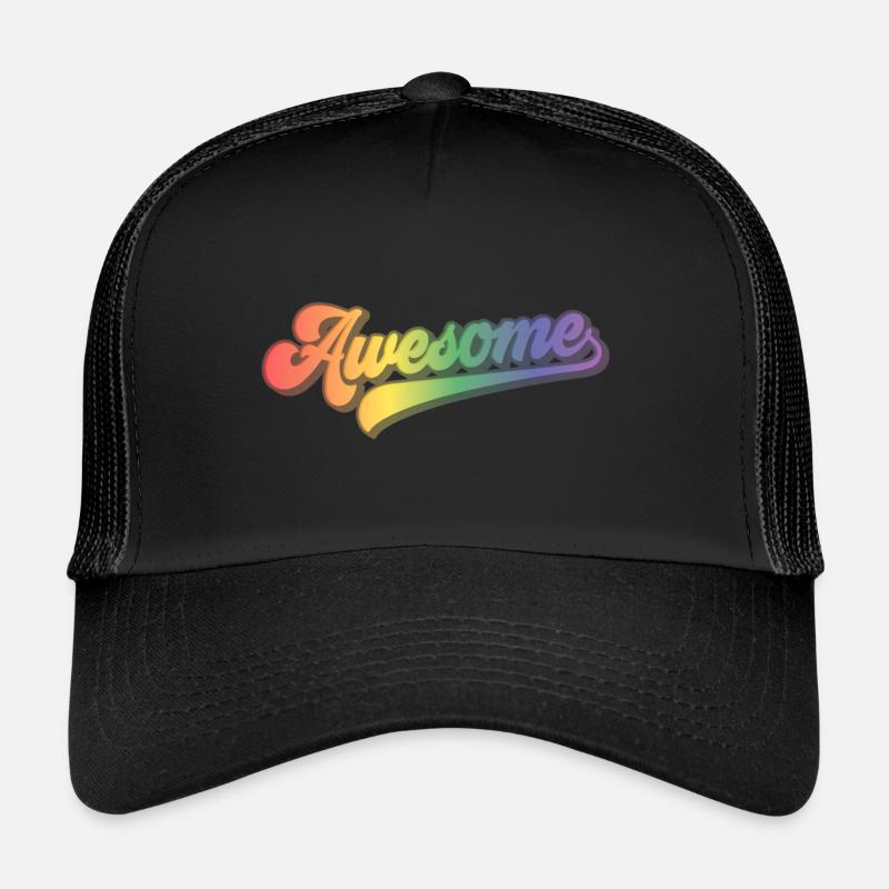 Awesome | Impressive rainbow Trucker Cap