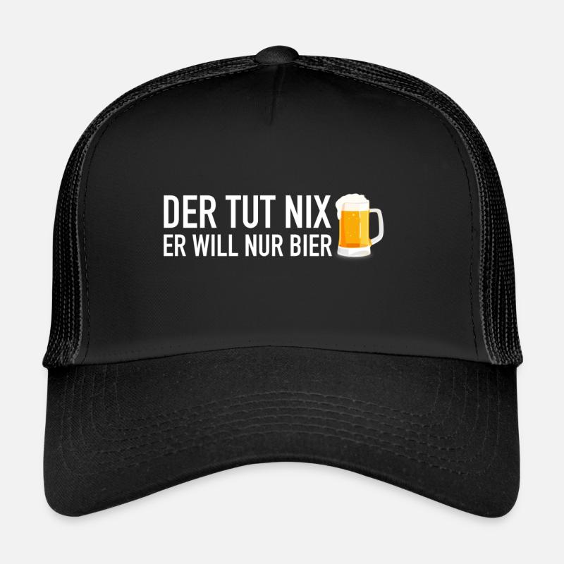 Der tut nix er will nur Bier Trucker Cap
