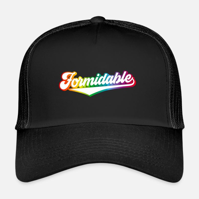 Formidable Regenbogen Power Trucker Cap
