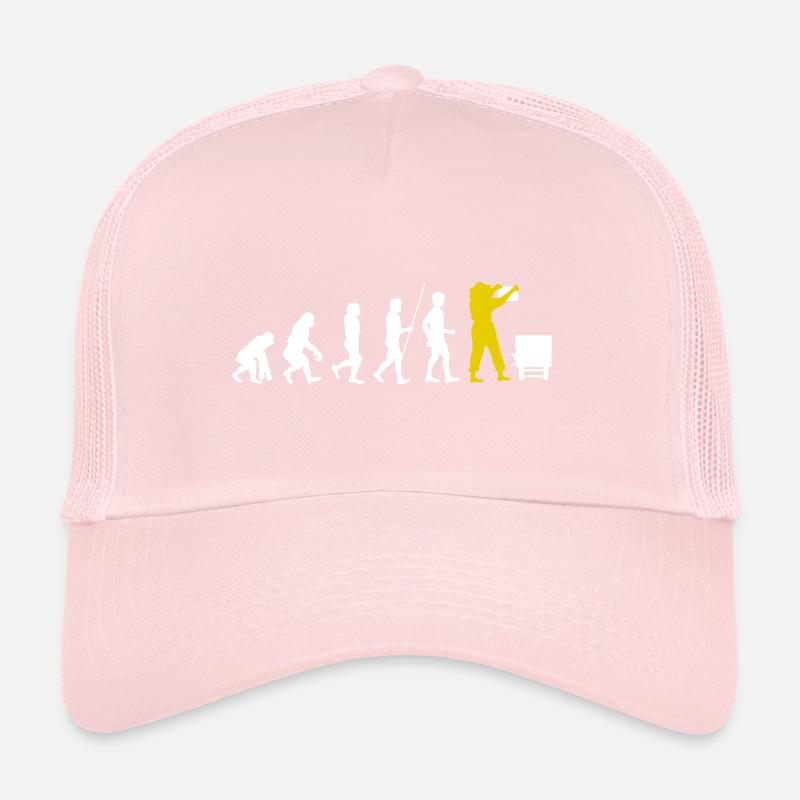 Imkerei Evolution Imker Bienen Geschenk Trucker Cap