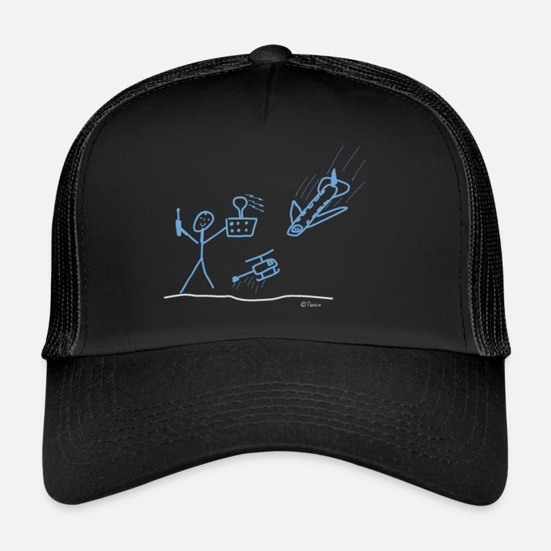 Model Maker Aircraft, Aviation RC - Trucker Cap - black/black