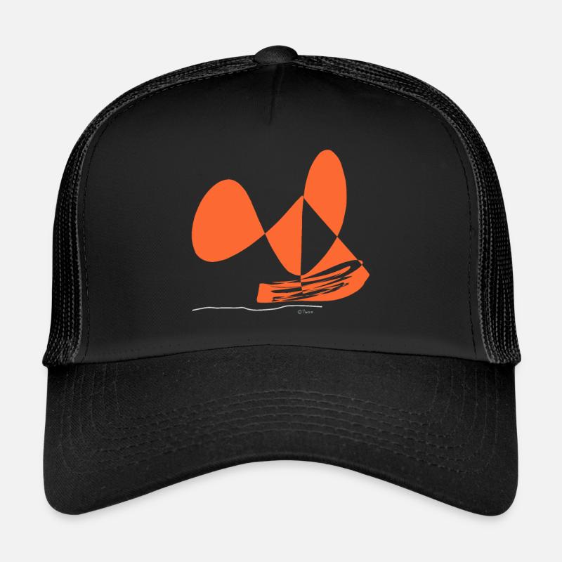 Abstract design die Blühende Tomate Trucker Cap