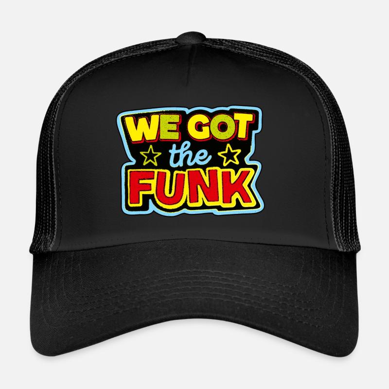 funk - Trucker Cap - Schwarz/Schwarz