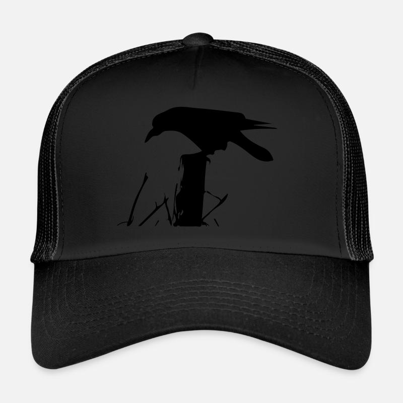 rabe - Trucker Cap - Schwarz/Schwarz